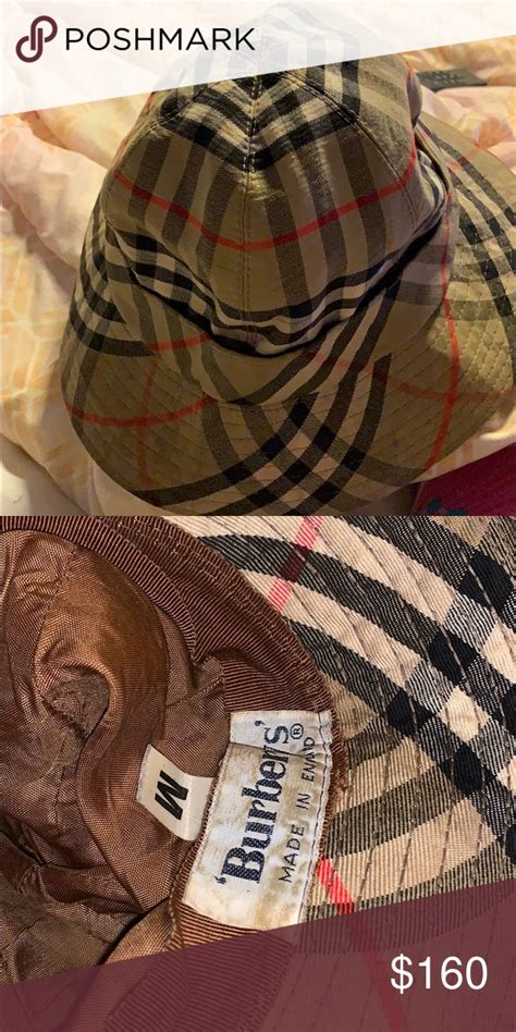 burberry black rain hat|authentic Burberry hat.